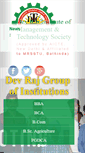 Mobile Screenshot of devrajinstitutions.com